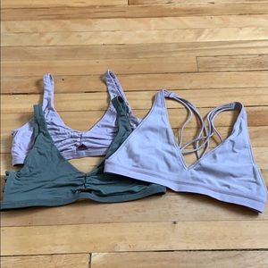 Bundle of 3 Lululemon Bralettes